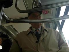 Grandpa from Coatia in train