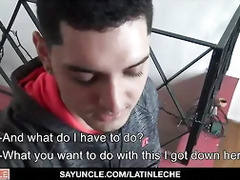 Latin Boy Accepts Money To Ride Stranger's Big Dick