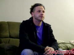 Hot Jerzee gets naughty with Joes fat dick in his mouth